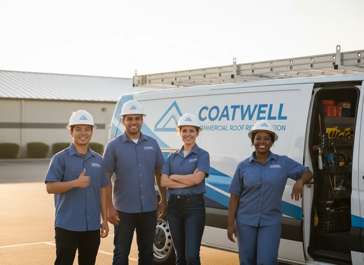 Commercial roof coating company in Albany, VT